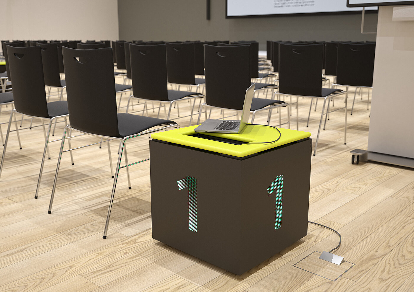 Docking Cube in der Intelligenten Konferenzzone